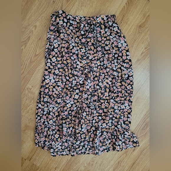 Floral flowy wrap skirt - Picture 5 of 6